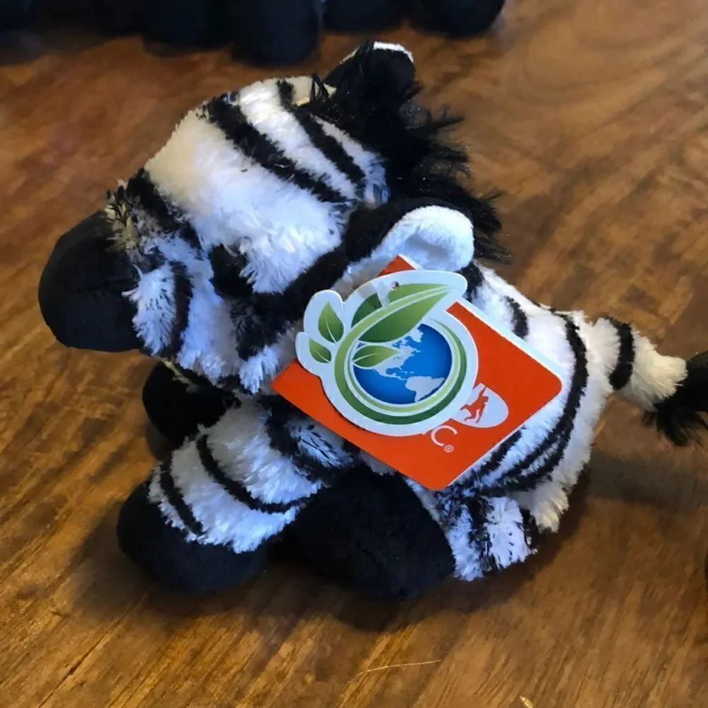 Wild Republic mini zebra-2 plushes - Picture 3 of 9